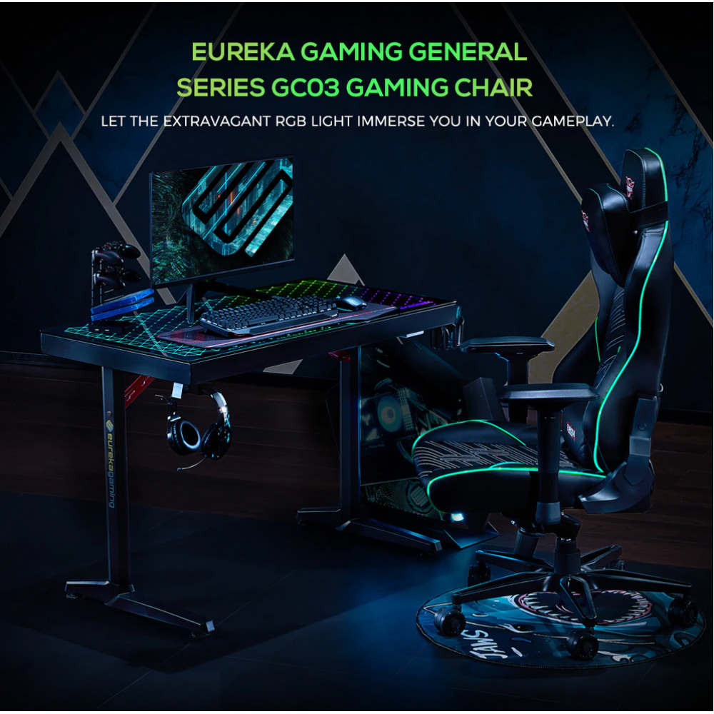Gaming Καρέκλα - Eureka Ergonomic® ERK-YYK-GC-03 - 22.01.0012 Gaming Καρέκλα - Eureka Ergonomic® ERK-YYK-GC-03 - 22.01.0012