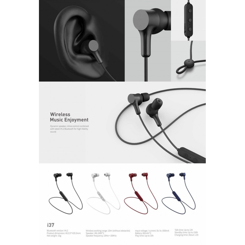 Ακουστικά Earbuds - Havit i37 (WHITE) - 21.05.0032 Ακουστικά Earbuds - Havit i37 (WHITE) - 21.05.0032