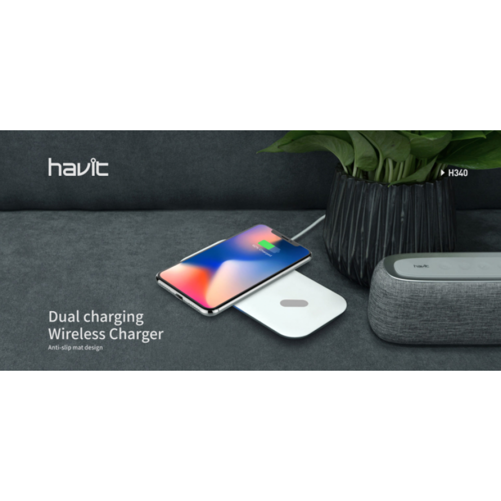 Φορητός Ασύρματος Φορτιστής - Havit H340 (Black) - 21.17.0029 Φορητός Ασύρματος Φορτιστής - Havit H340 (Black) - 21.17.0029