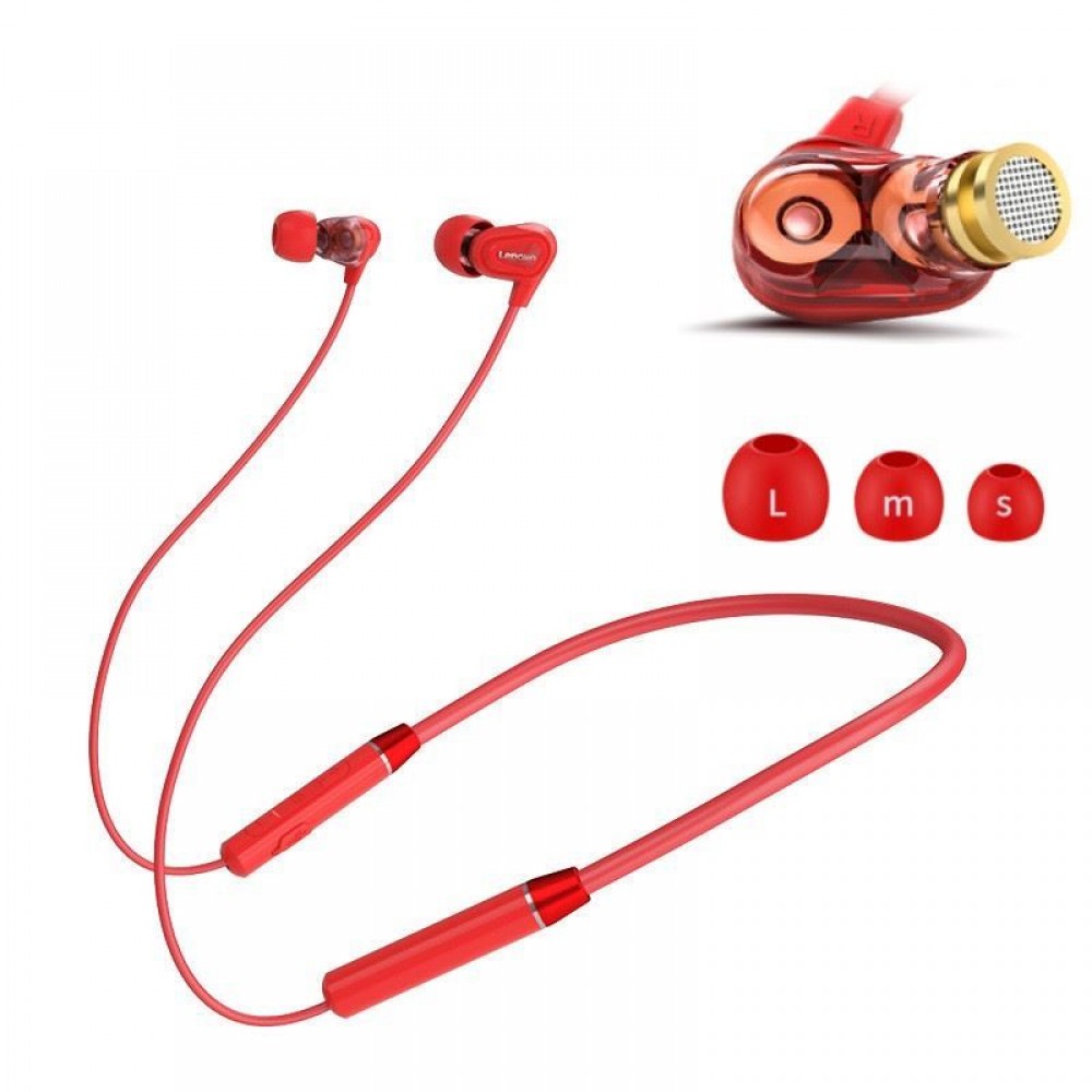 Ασύρματα Ακουστικά - Lenovo HE08 (RED) - 29.02.0004 Ασύρματα Ακουστικά - Lenovo HE08 (RED) - 29.02.0004