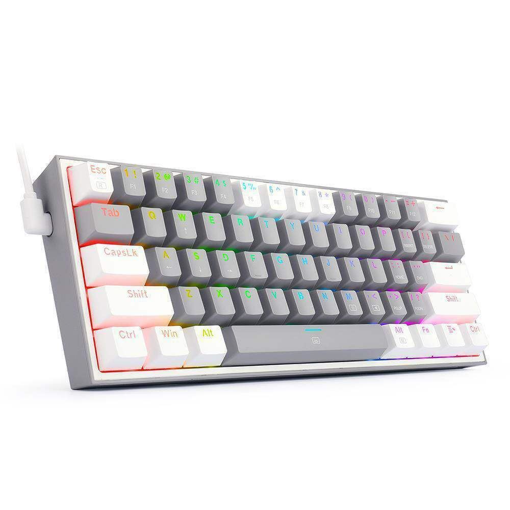 Gaming πληκτρολόγιο - Redragon K617 Fizz (White/Grey) Gaming πληκτρολόγιο - Redragon K617 Fizz (White/Grey)