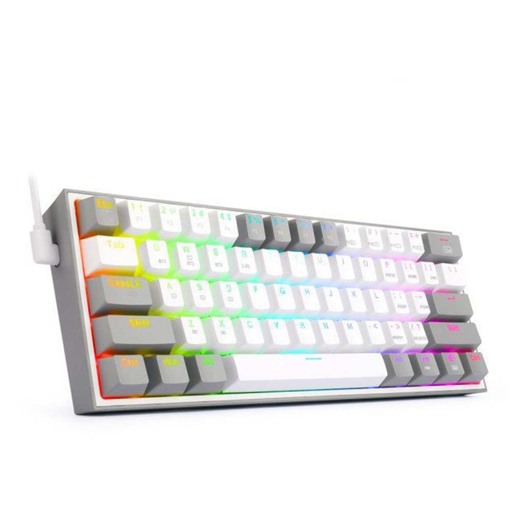 Gaming πληκτρολόγιο - Redragon K617 Fizz (White/Grey) Gaming πληκτρολόγιο - Redragon K617 Fizz (White/Grey)