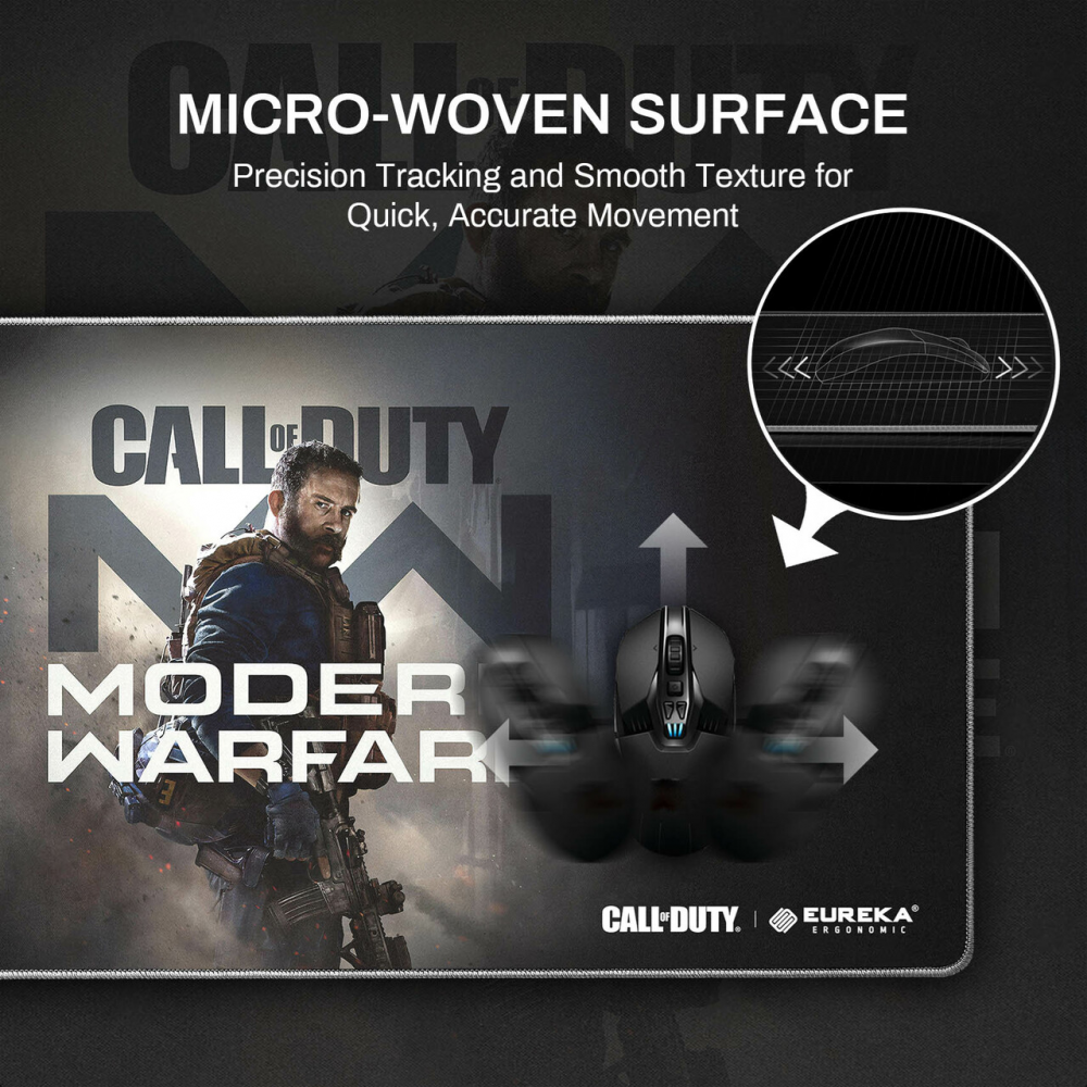 Gaming Mousepad - Eureka Ergonomic COD-MP02 - 22.07.0003 Gaming Mousepad - Eureka Ergonomic COD-MP02 - 22.07.0003
