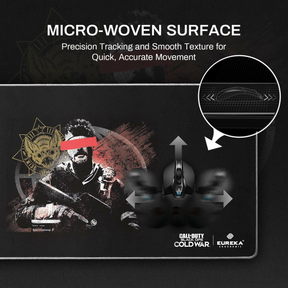 Gaming Mousepad - Eureka Ergonomic COD-MP10 - 22.07.0011 Gaming Mousepad - Eureka Ergonomic COD-MP10 - 22.07.0011