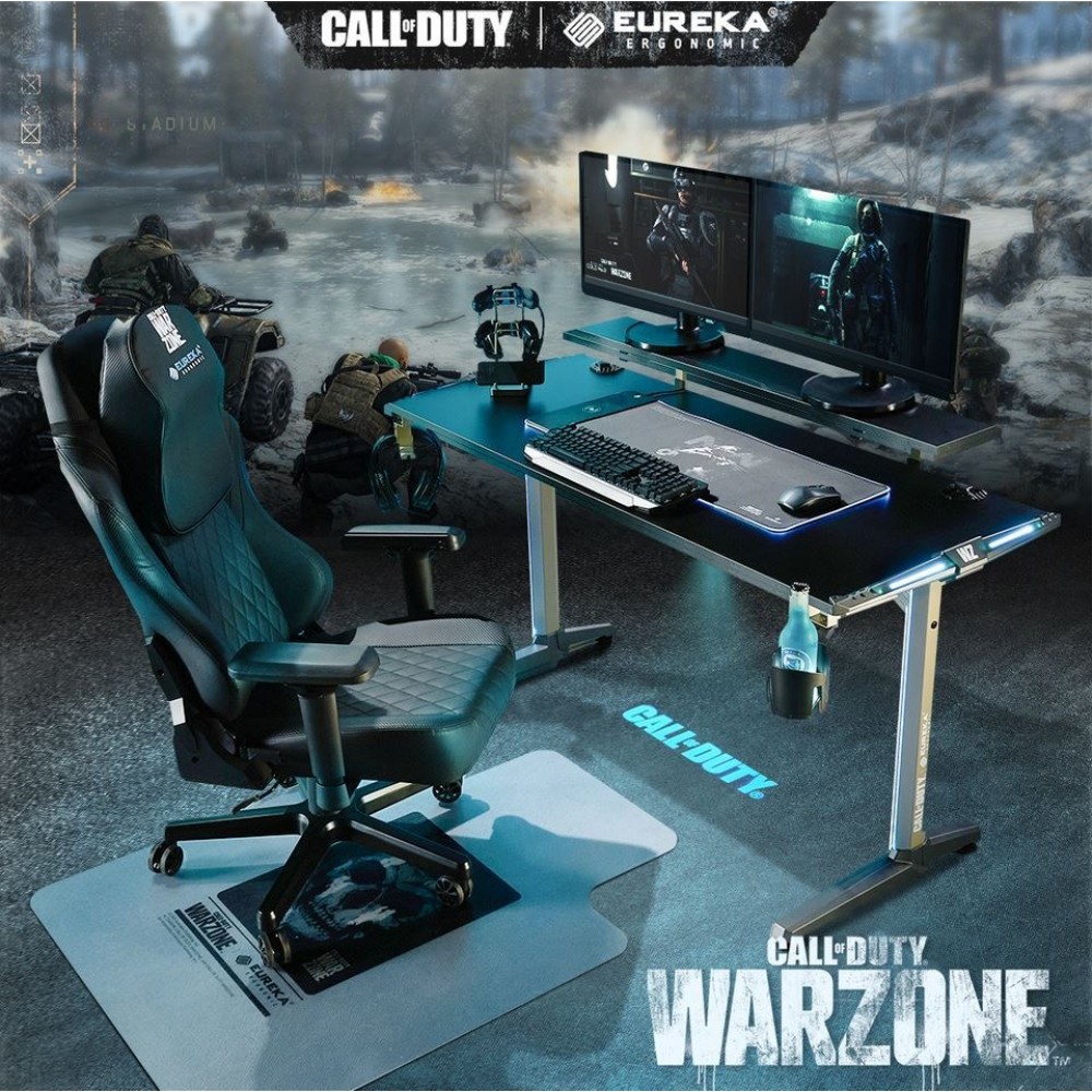 Gaming Γραφείο - Eureka Ergonomic® COD-001-GB-US 147x61x89cm - 22.05.0009 Gaming Γραφείο - Eureka Ergonomic® COD-001-GB-US 147x61x89cm - 22.05.0009
