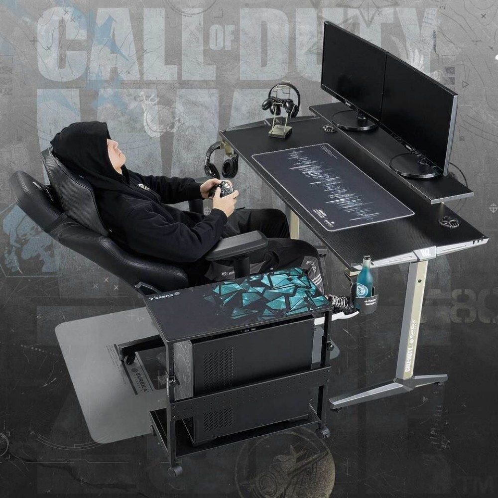 Gaming Γραφείο - Eureka Ergonomic® COD-001-GB-US 147x61x89cm - 22.05.0009 Gaming Γραφείο - Eureka Ergonomic® COD-001-GB-US 147x61x89cm - 22.05.0009