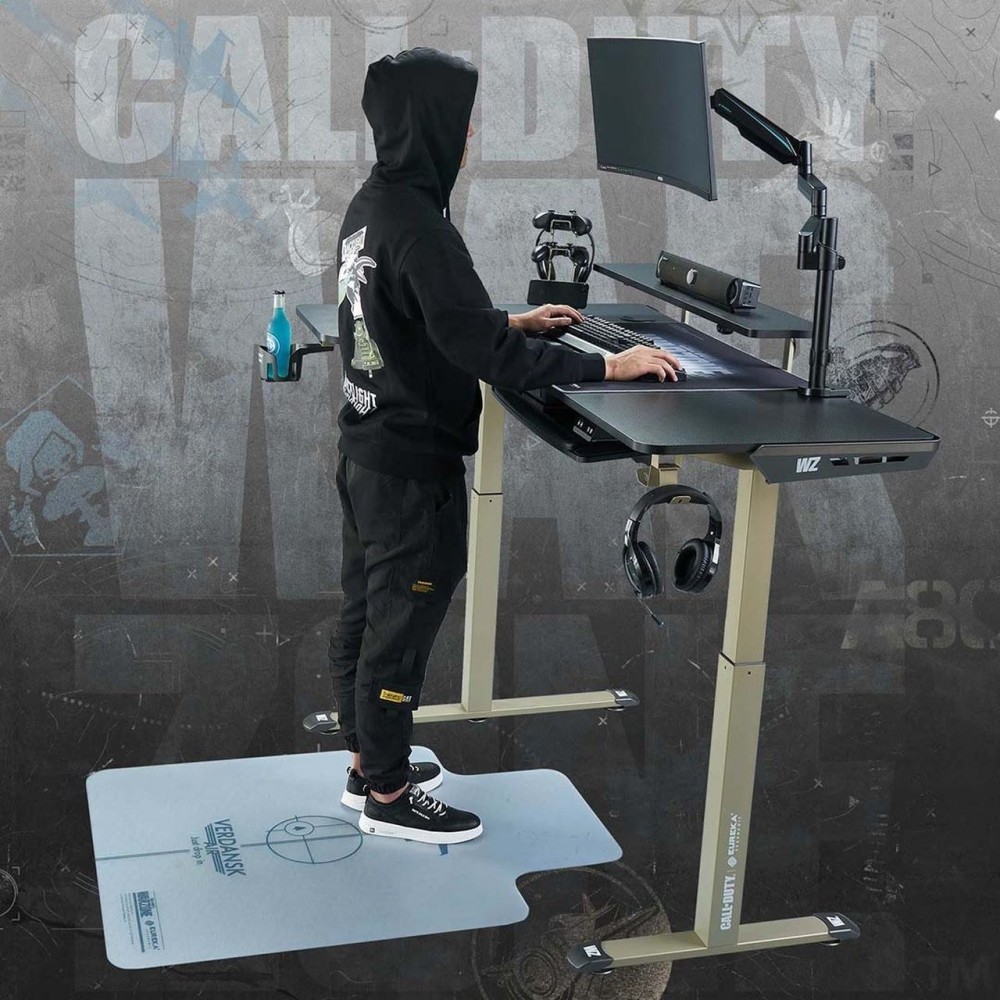Gaming Γραφείο - Eureka Ergonomic® COD-003-GB-L-US 155x96.5x73.6cm - 22.05.0003 Gaming Γραφείο - Eureka Ergonomic® COD-003-GB-L-US 155x96.5x73.6cm - 22.05.0003