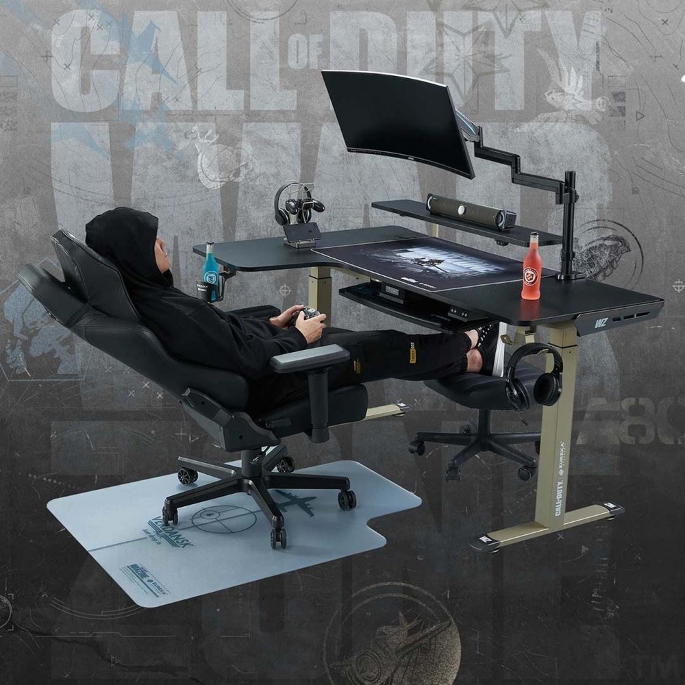Gaming Γραφείο - Eureka Ergonomic® COD-003-GB-L-US 155x96.5x73.6cm - 22.05.0003 Gaming Γραφείο - Eureka Ergonomic® COD-003-GB-L-US 155x96.5x73.6cm - 22.05.0003