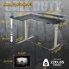 Gaming Γραφείο - Eureka Ergonomic® COD-003-GB-L-US 155x96.5x73.6cm - 22.05.0003 Gaming Γραφείο - Eureka Ergonomic® COD-003-GB-L-US 155x96.5x73.6cm - 22.05.0003