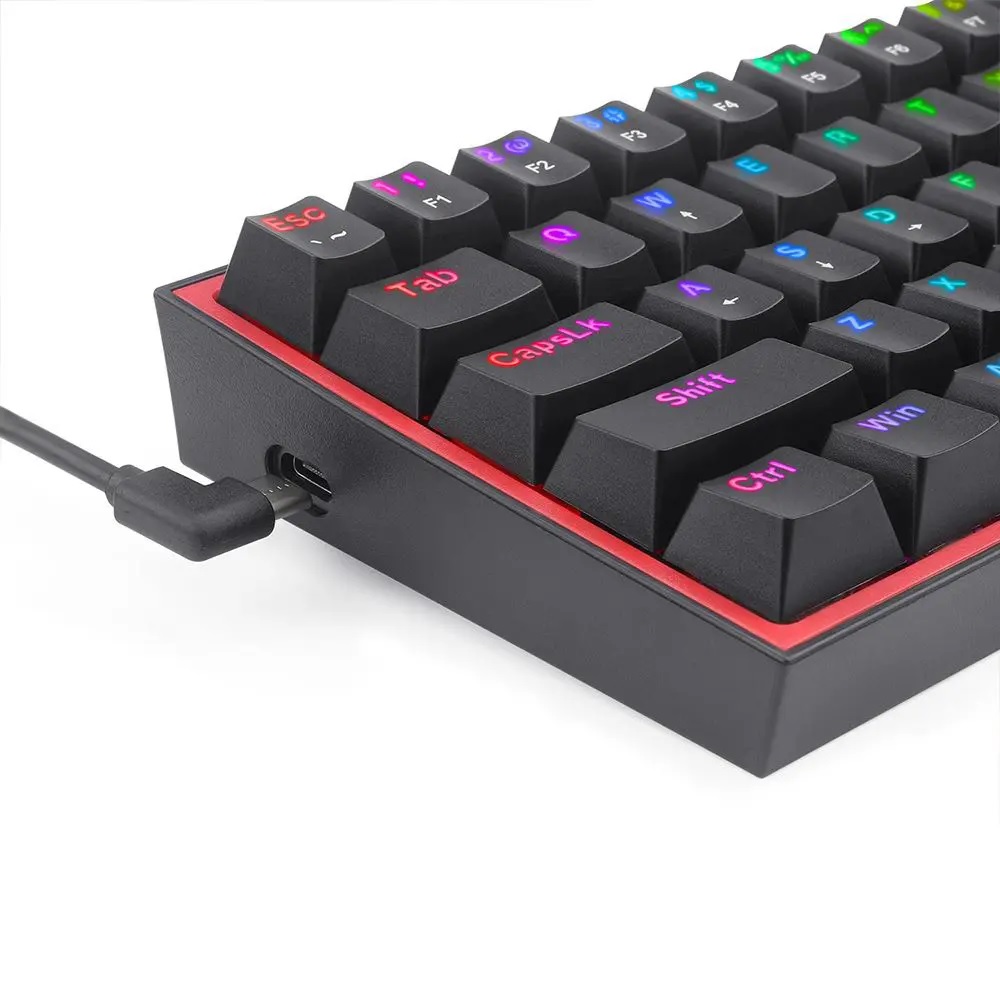 Gaming πληκτρολόγιο - Redragon K617 Fizz RGB (Black) Gaming πληκτρολόγιο - Redragon K617 Fizz RGB (Black)
