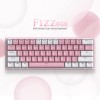Gaming πληκτρολόγιο - Redragon K617 Fizz (White/Pink) Gaming πληκτρολόγιο - Redragon K617 Fizz (White/Pink)