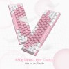 Gaming πληκτρολόγιο - Redragon K617 Fizz (White/Pink) Gaming πληκτρολόγιο - Redragon K617 Fizz (White/Pink)