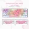 Gaming πληκτρολόγιο - Redragon K617 Fizz (Pink/White) Gaming πληκτρολόγιο - Redragon K617 Fizz (Pink/White)