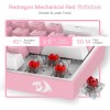Gaming πληκτρολόγιο - Redragon K617 Fizz (Pink/White) Gaming πληκτρολόγιο - Redragon K617 Fizz (Pink/White)