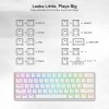 Gaming πληκτρολόγιο - Redragon K530W RGB Draconic Pro White (Custom Brown) Gaming πληκτρολόγιο - Redragon K530W RGB Draconic Pro White (Custom Brown)