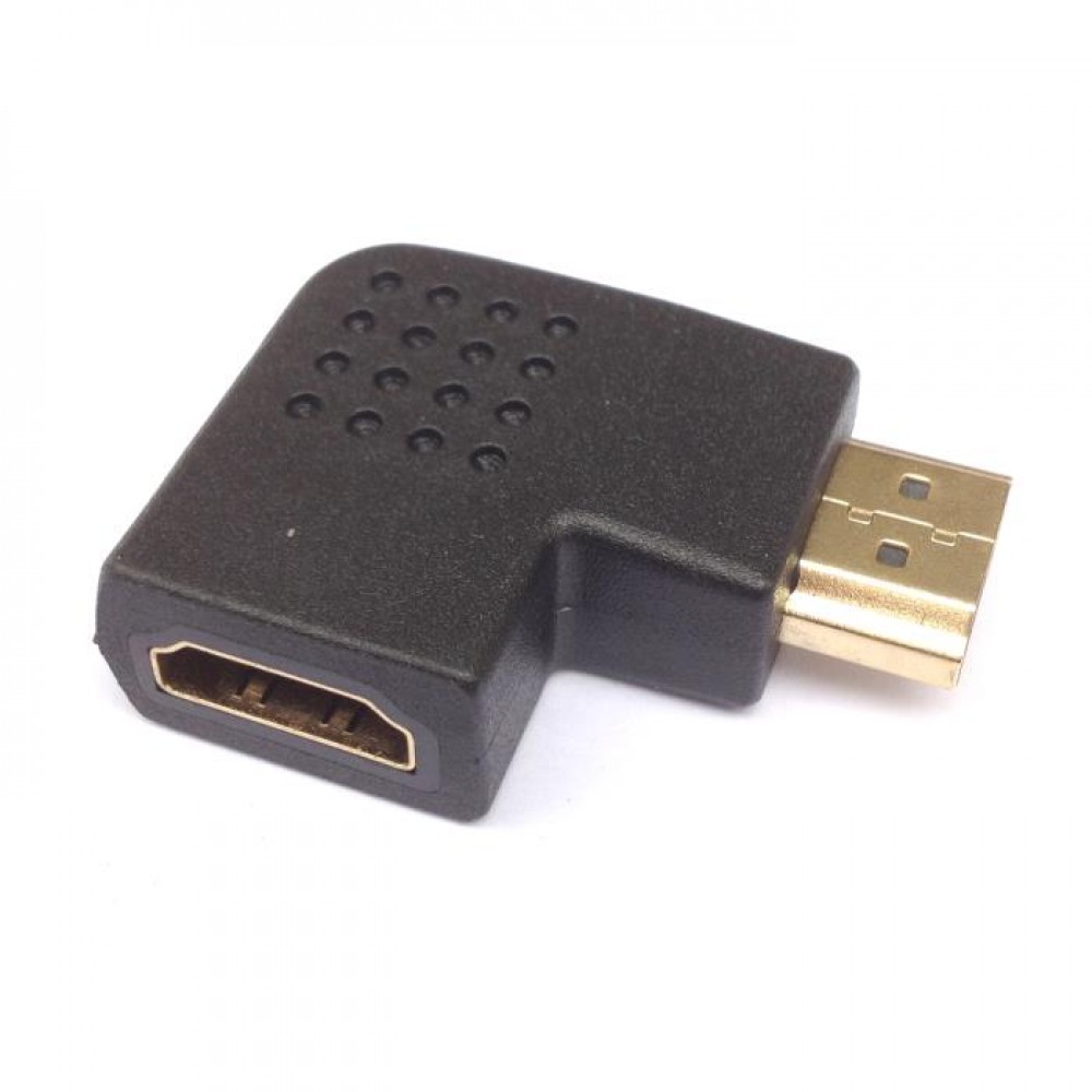 HDMI adapter M/F 90 degree Aculine AD-030 - 5201964095834 HDMI adapter M/F 90 degree Aculine AD-030 - 5201964095834