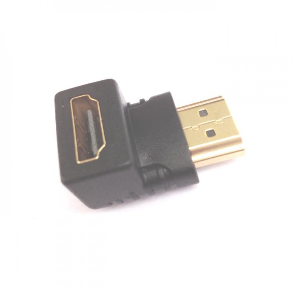 HDMI adapter M/F 90 degree Aculine AD-028 - 5201964095810 HDMI adapter M/F 90 degree Aculine AD-028 - 5201964095810