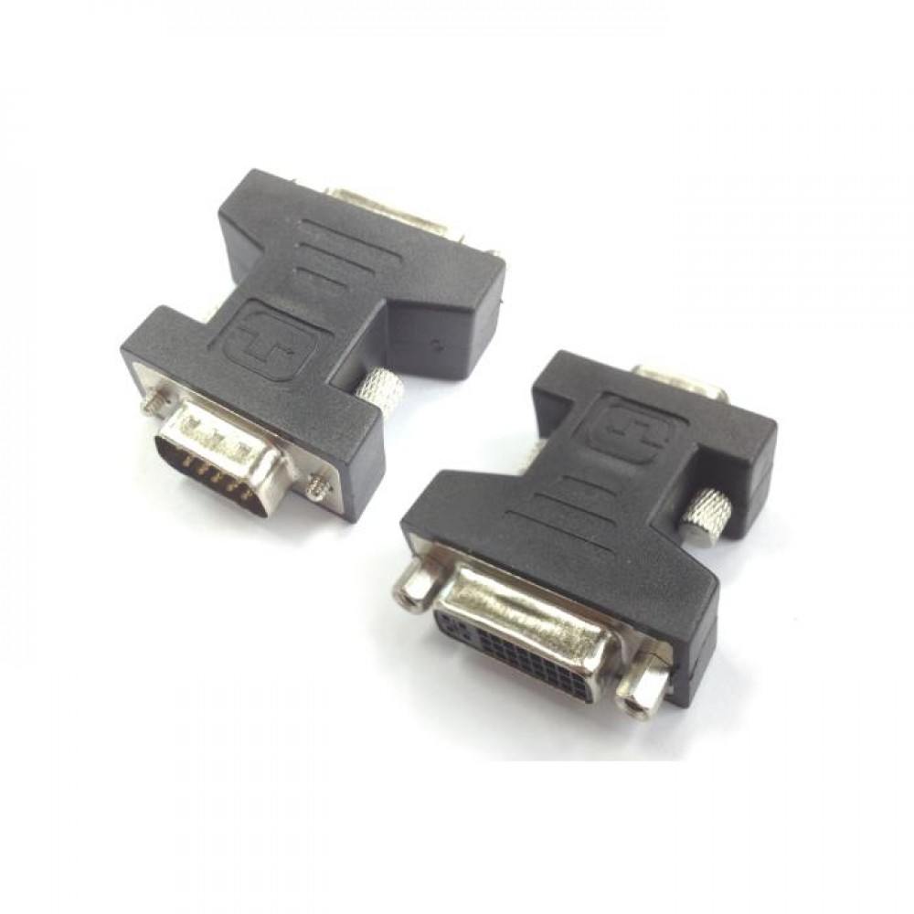 VGA male adaptor to DVI female Aculine AD-020 - 5201964095735 VGA male adaptor to DVI female Aculine AD-020 - 5201964095735