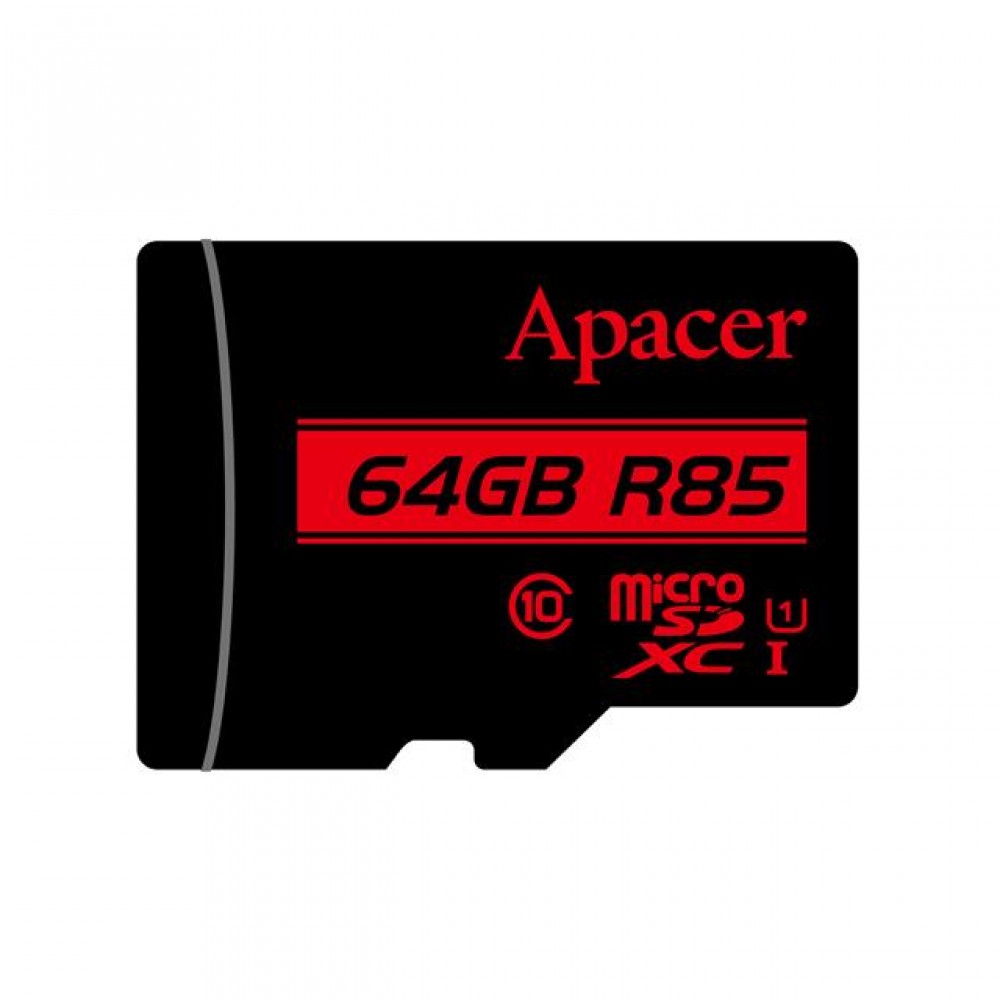 Memory Card Micro SDHC UHS-I U1 Class10 64GB Apacer R85 - 4712389912626 Memory Card Micro SDHC UHS-I U1 Class10 64GB Apacer R85 - 4712389912626
