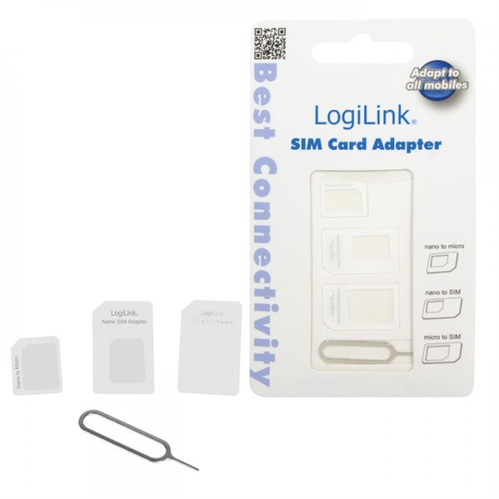 Dual Sim Card Adapter LogiLink AA0047 - 4052792029161 Dual Sim Card Adapter LogiLink AA0047 - 4052792029161
