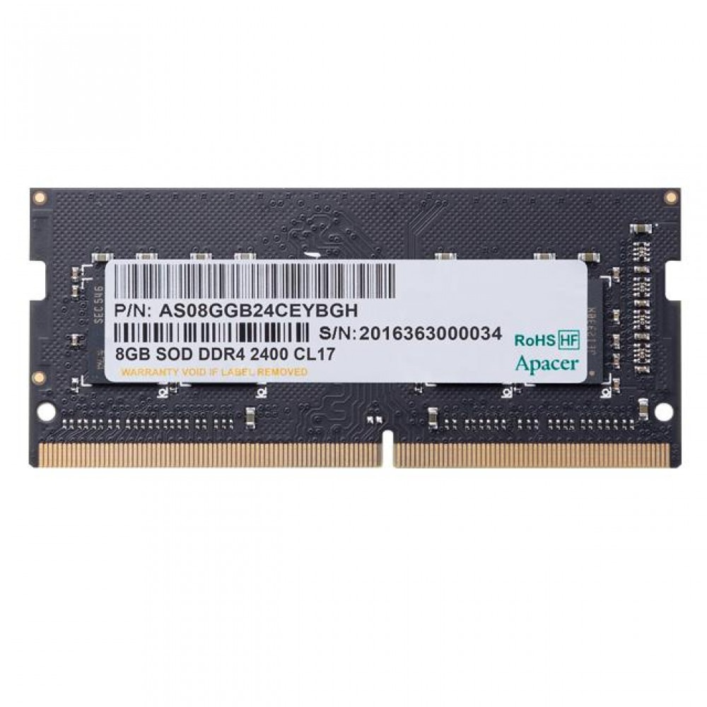 Memory 4GB 2400MHz CL17 DDR4 SODIMM Apacer RP - 4712389902085 Memory 4GB 2400MHz CL17 DDR4 SODIMM Apacer RP - 4712389902085